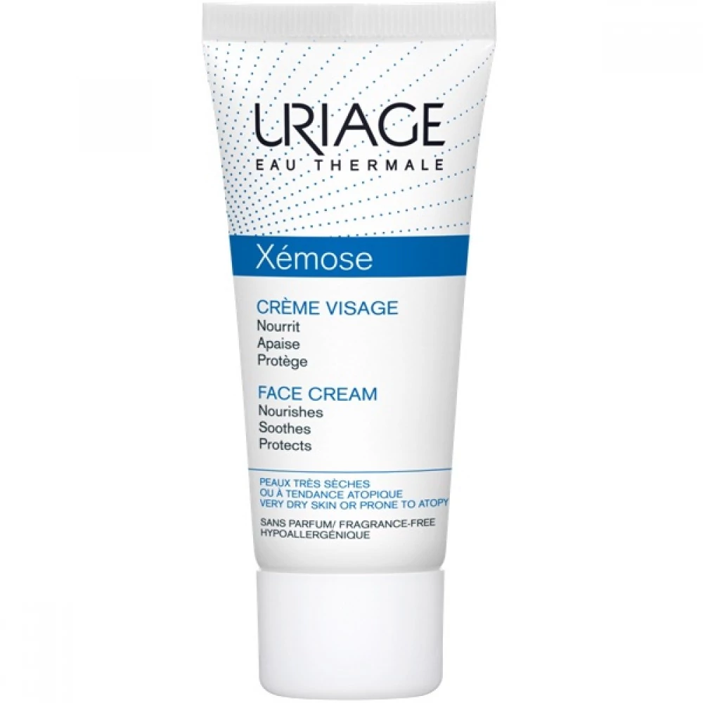 URIAGE Xémose Arcápoló Krém Száraz vagy Nagyon Száraz Atópiára Hajlamos Bőrre (40ml)