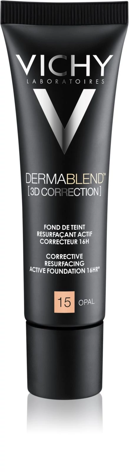 VICHY Dermablend 3D Correction Alapozó Bőrfelszín-kismító Hatással, 15 - Opal (30ml)