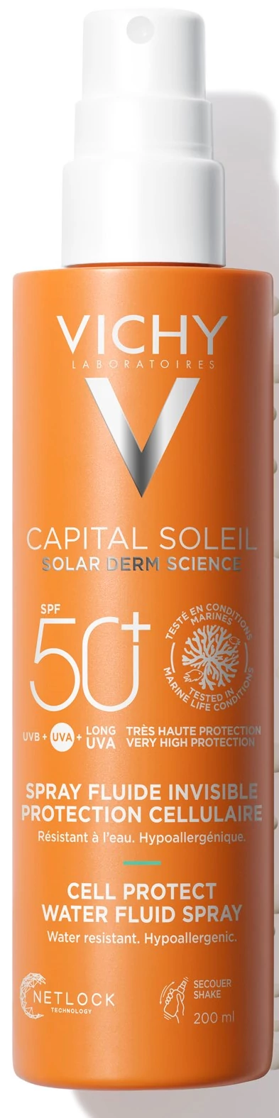 VICHY Capital Soleil Cellprotect Bőrsejtvédő Spray SPF50+ (200ml)