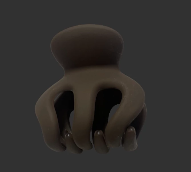Brown Hair Clip (Small Size)